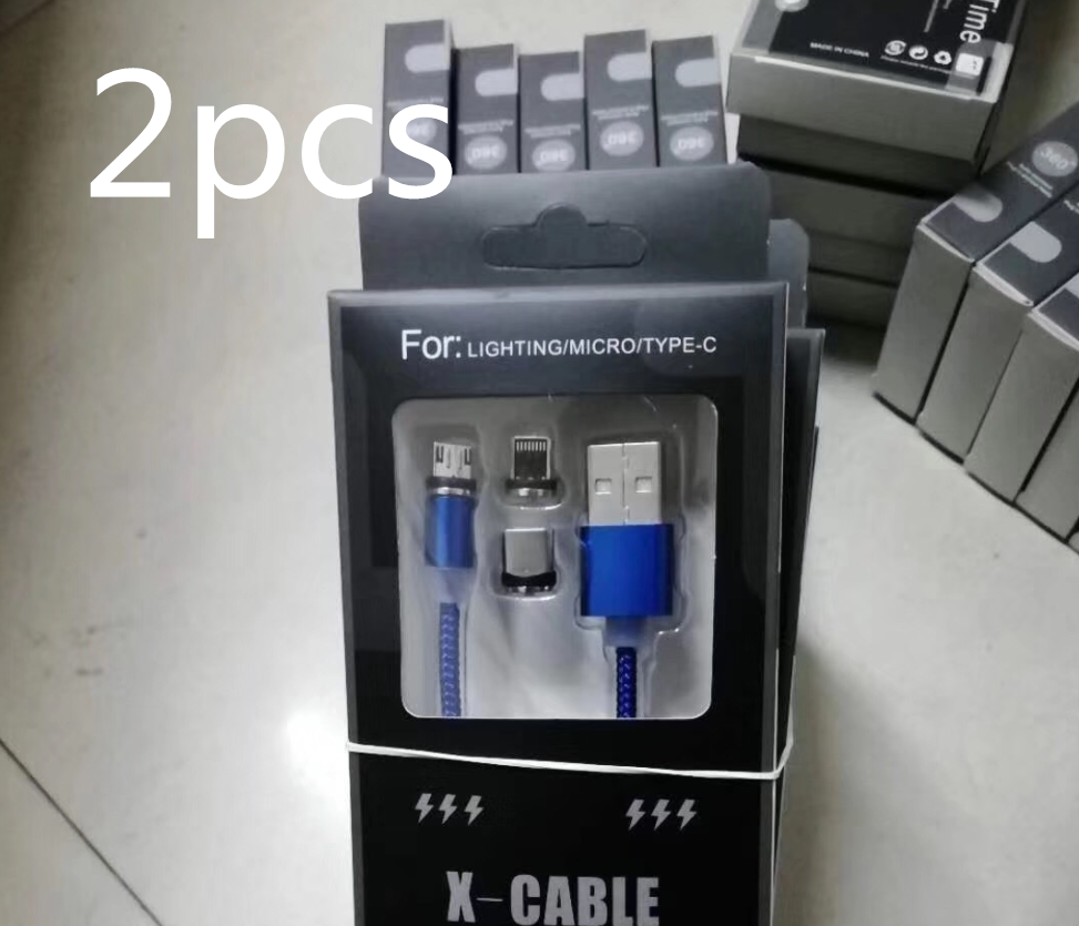 Android Type c Three-in-One Magnetic Suction Head Charging Cable - Image 8