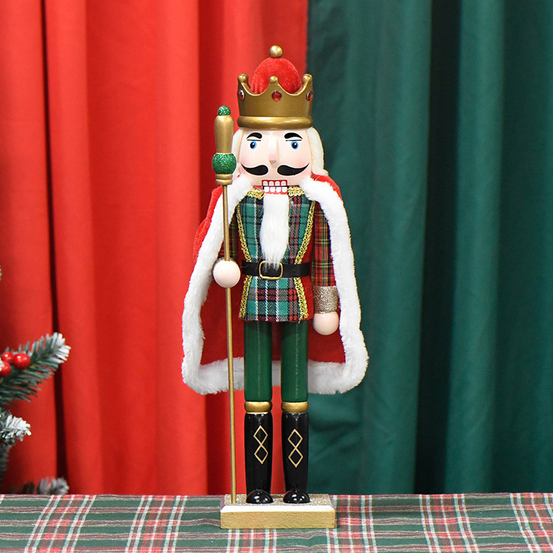 Title 5, Wooden Nutcracker In Traditional Uniform Handma...