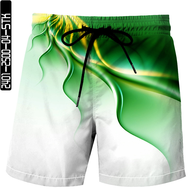 3d Digital Printing Ribbon Pattern Beach Pants 52611e30 68bf 4b3d B5a0 E450cb6f19ca