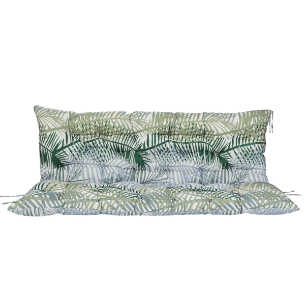 Outdoor Swing Cushions 70 Inch,Waterproof 4in Thick Porch Swing Cushion Replacement With Backrest And Ties,Comfortable 2-3 Seat Pation Swing Pad For Backyard,Garden,Lawn,Outdoor Fu