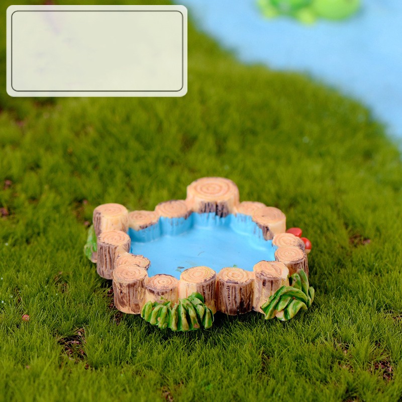 Wooden pile pool