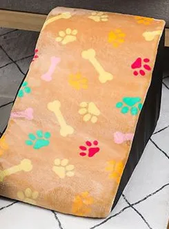 Pet Step Dog Ladder Bed Non slip Stairs Removable And Washable Kitten Small Dog Bedside Sofa Pet Supplies Brown Bone - Shop at LoveMi