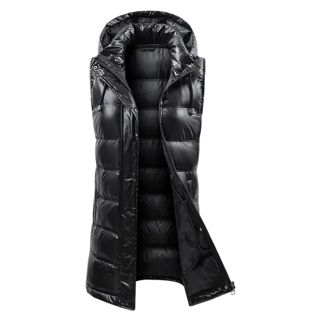 Women's Hooded Cotton Vest Black - Shop at LoveMi