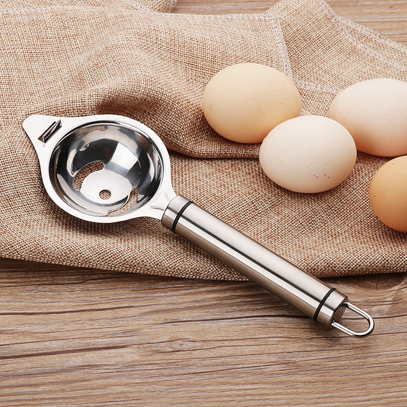 Title 6, 304 Stainless Steel Long Handle Egg White Separ...