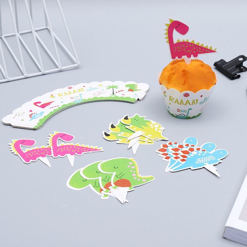 Title 5, Dinosaur Childrens Paper Plate and Cup Party T...