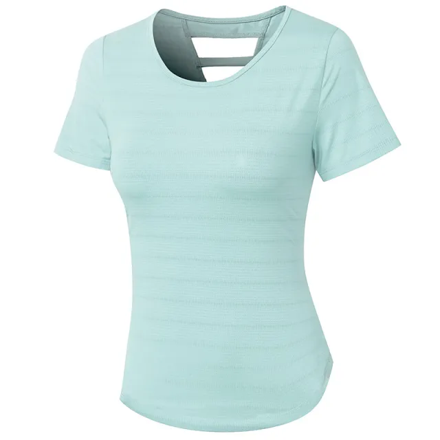 Women's Loose Yoga Clothes With Short Sleeves Light Green - Shop at LoveMi