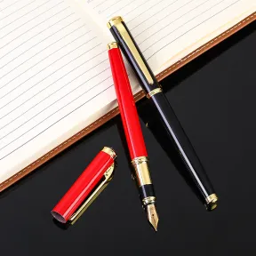 Black and red fountain pen options