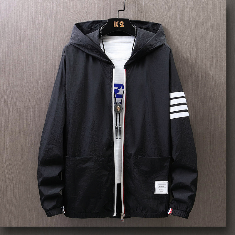 Men's Summer New Style Thin Breathable Outdoor Leisure Ice Silk Sunscreen Clothing