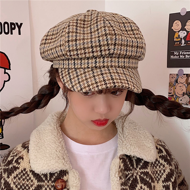 Fashion Painter Hat Trendy Retro British