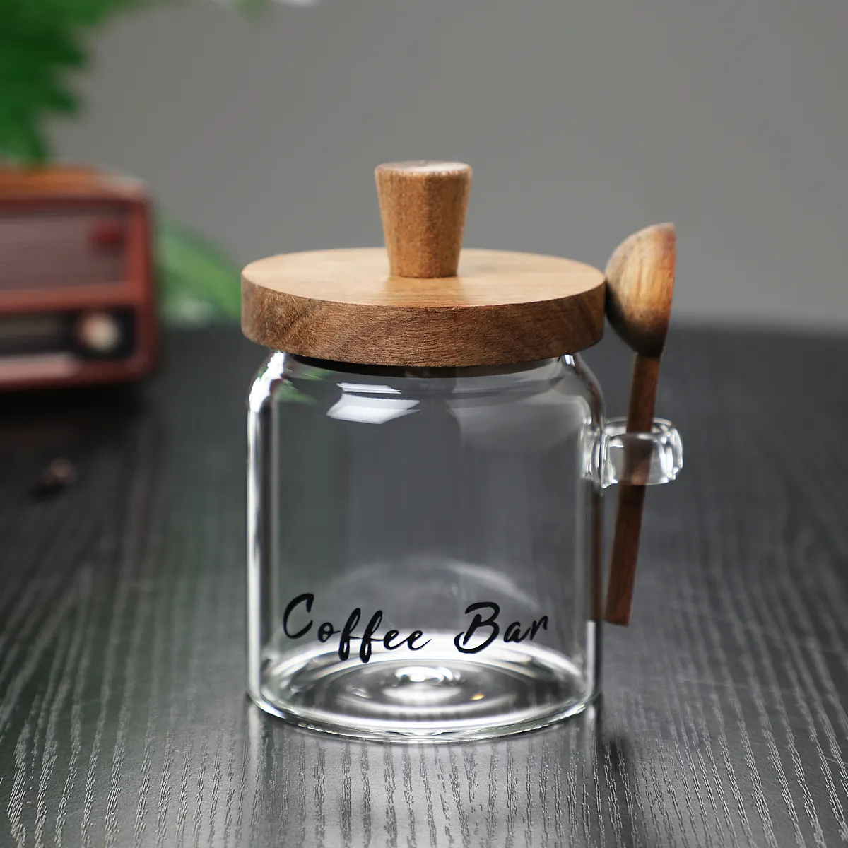 15 OZ Glass Coffee Jars