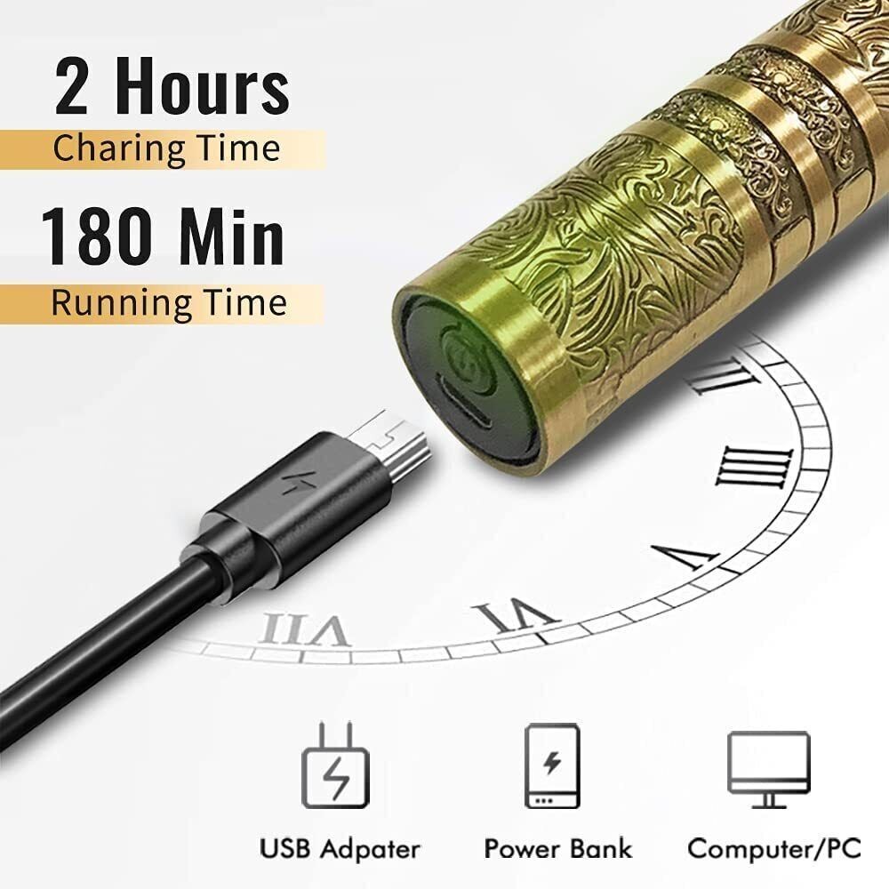 Beard Trimmer Hair Clippers Men's Shaver Cordless Hair Cutting Kit Barber Shaving Machine USB Rechargeable 6