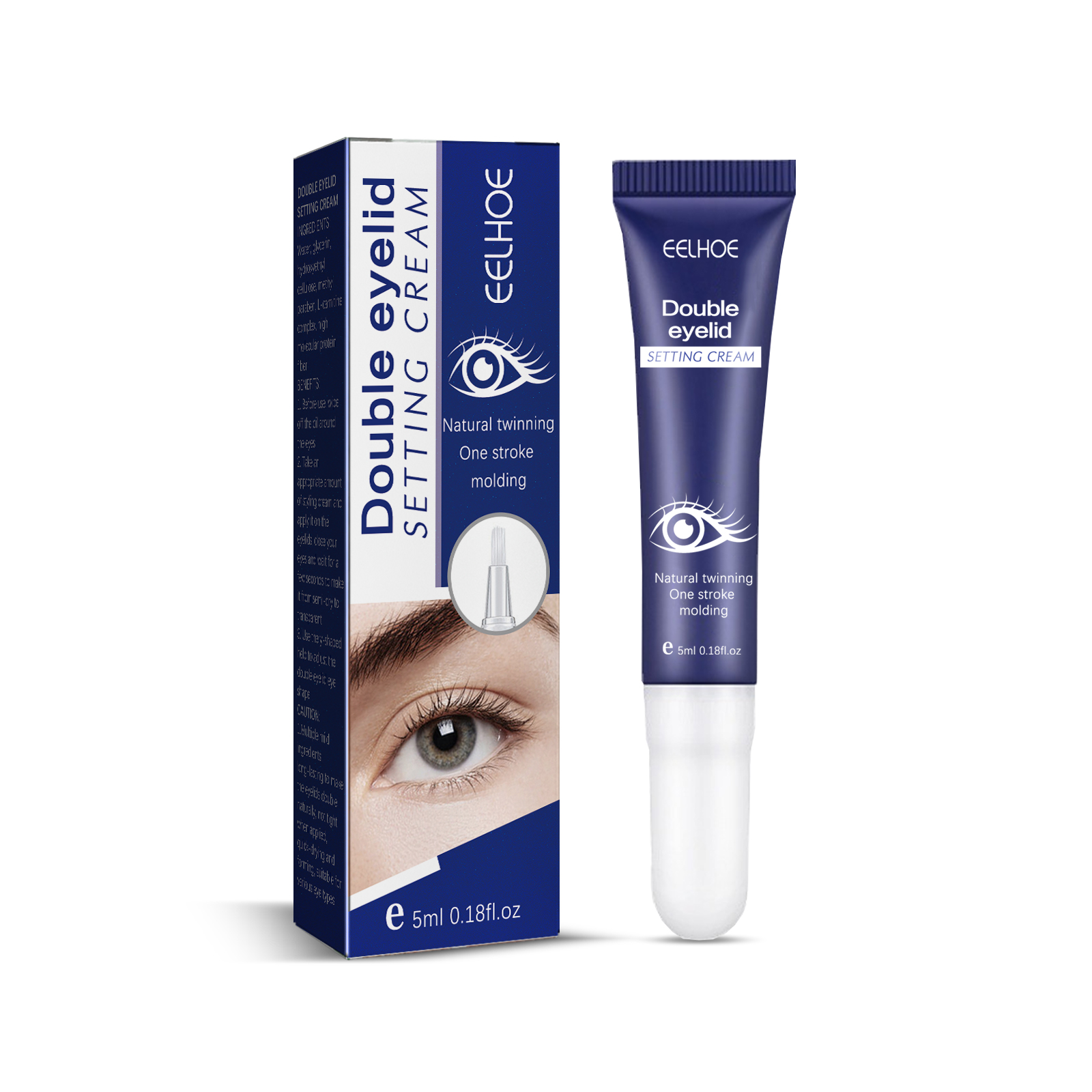Eelhoe Double Eyelid Styling Cream No Trace Invisible Long Lasting Waterproof Firming Natural Quick Drying Big Eye Beauty Cream