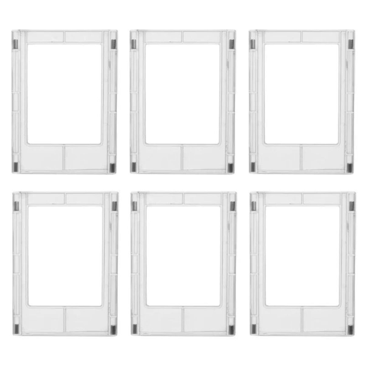 Magnetic mini photo frame set – DIY combinable frames for refrigerators and metal surfaces