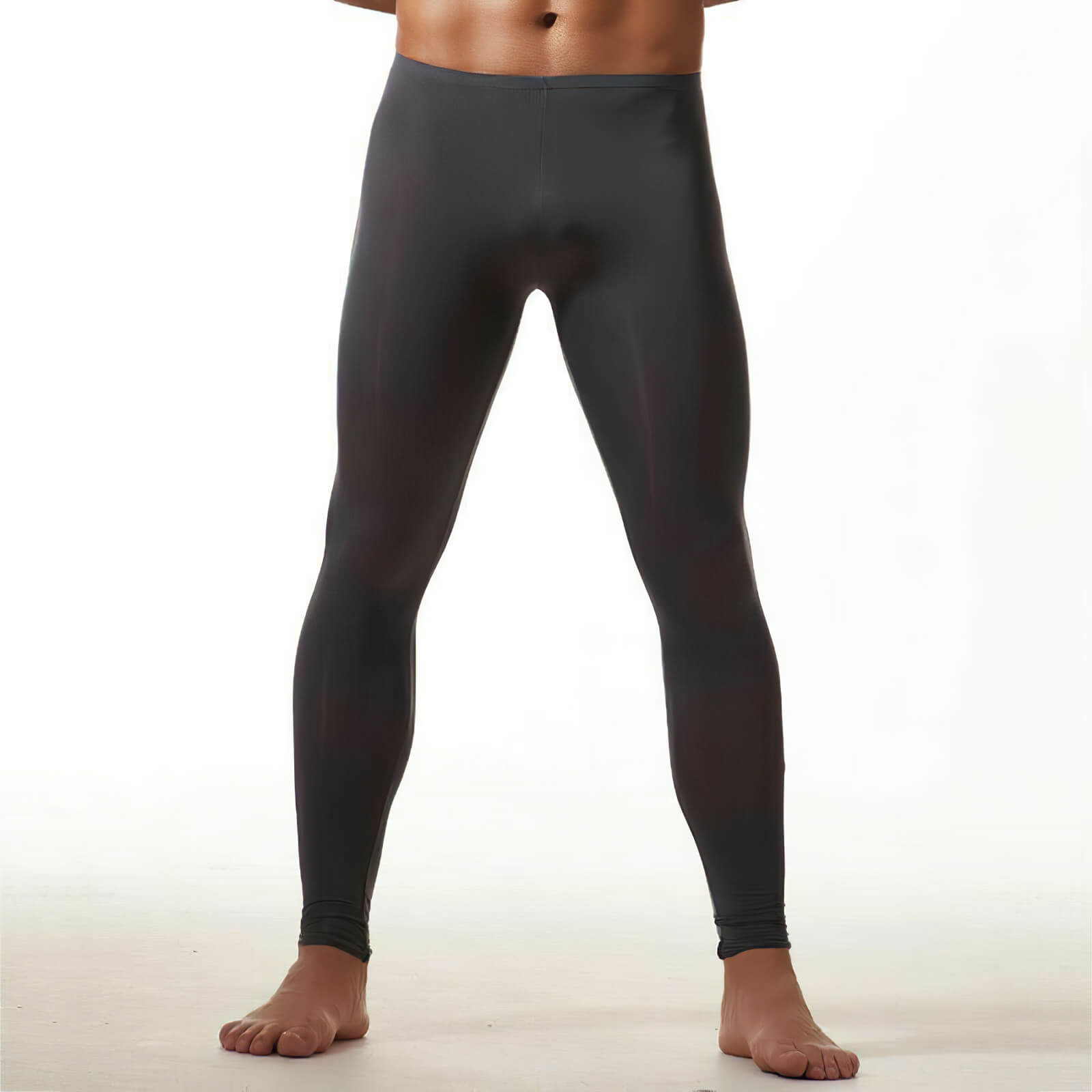 Men's Fashion Casual Warm Solid Color Leggings