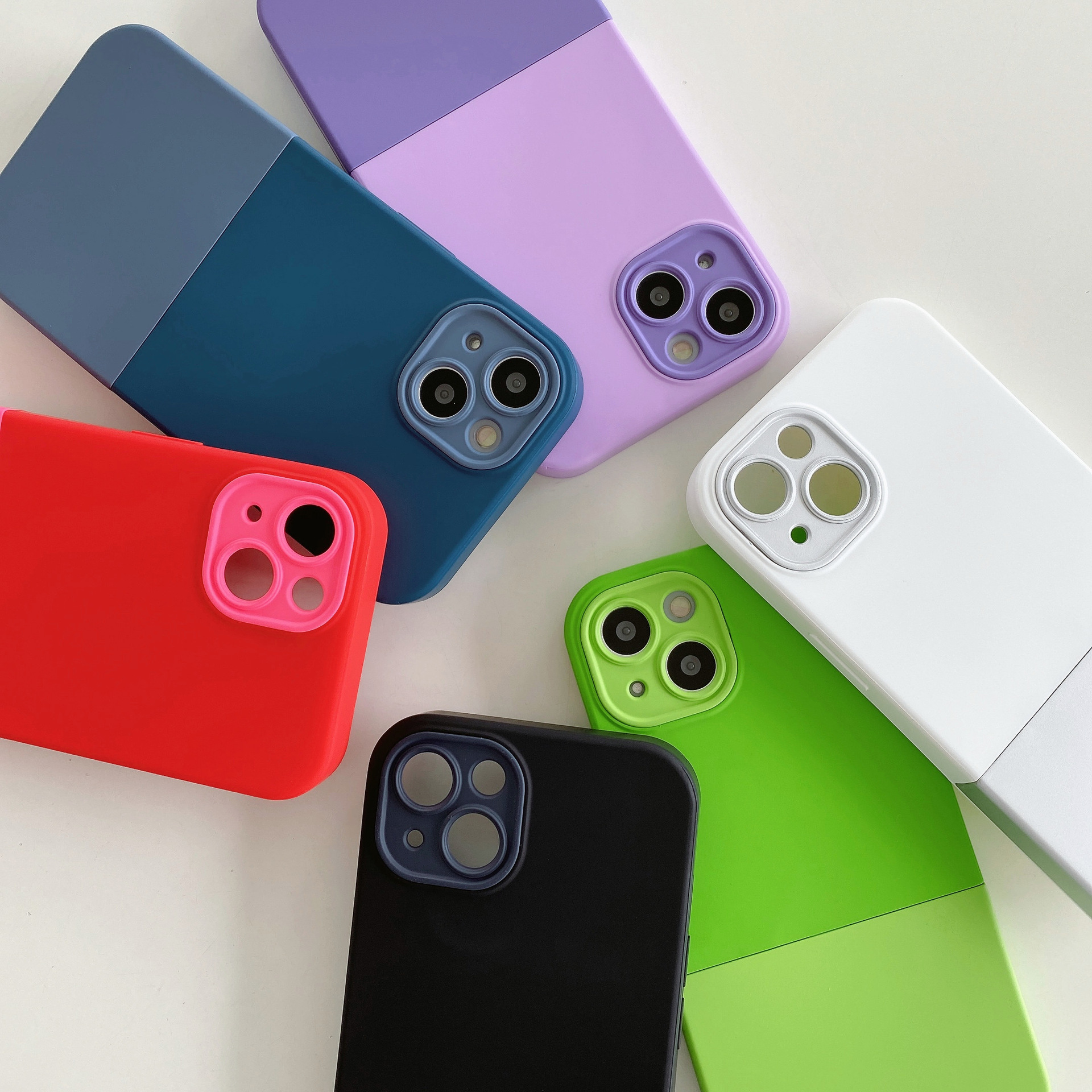 Color Collision Three In One Liquid Silicone Shell