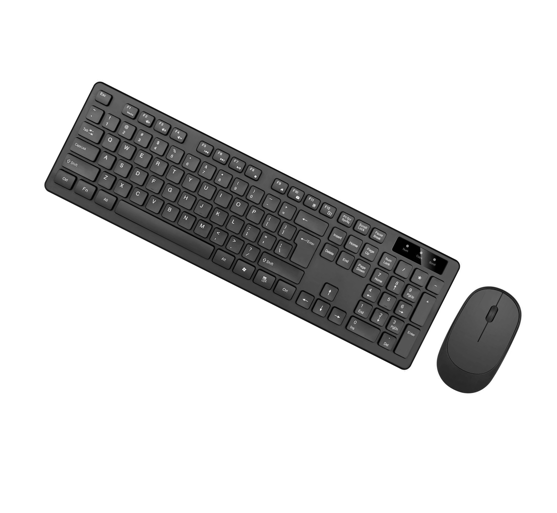 Wireless 2.4G Chocolate Keyboard And Mouse Set For Desktop And Laptop - Waterproof Wireless Keyboard And Mouse Set 4