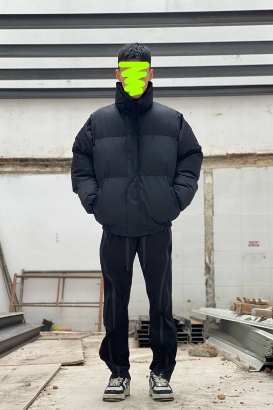 High Loose Padded Cotton Coat For Men And Women