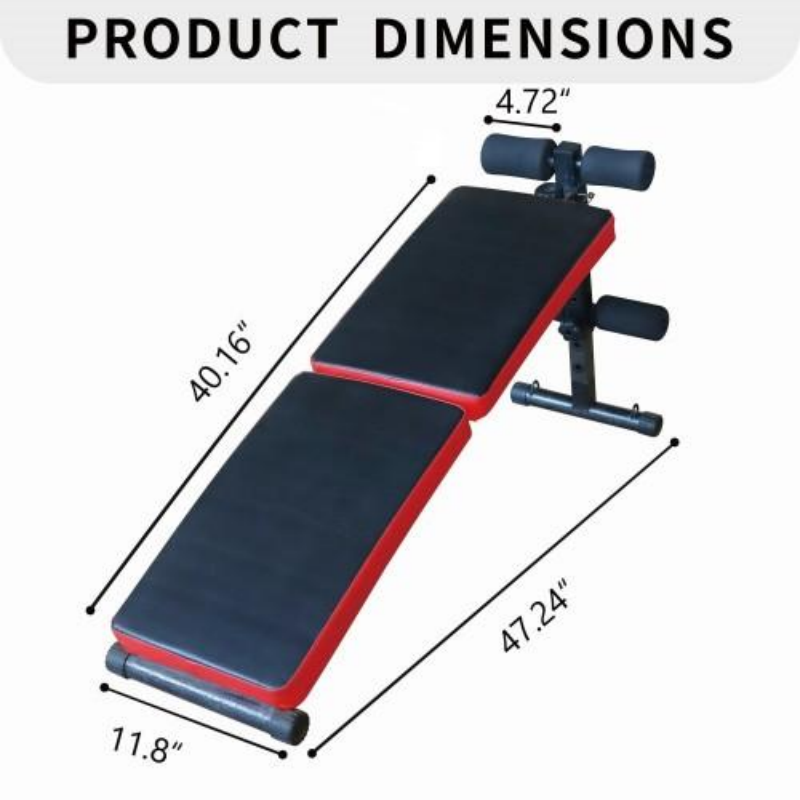 Home Gym Multifunctional Adjustable Strength Training Foldable Sit-up Fitness Bench — foto 6