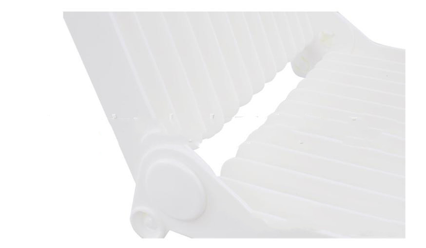 Kitchen dish rack dish drain rack dish rack (white)