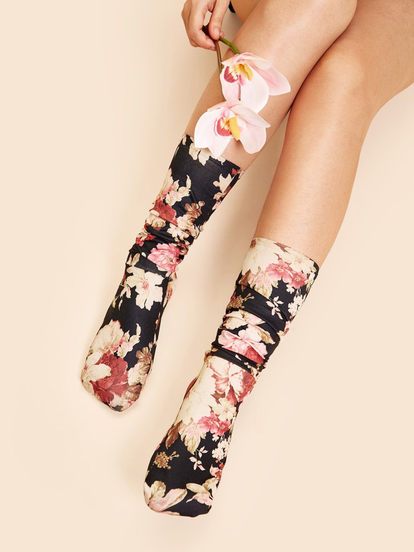 Title 3, Autumn And Winter Medium Tube Stockings Elastic...