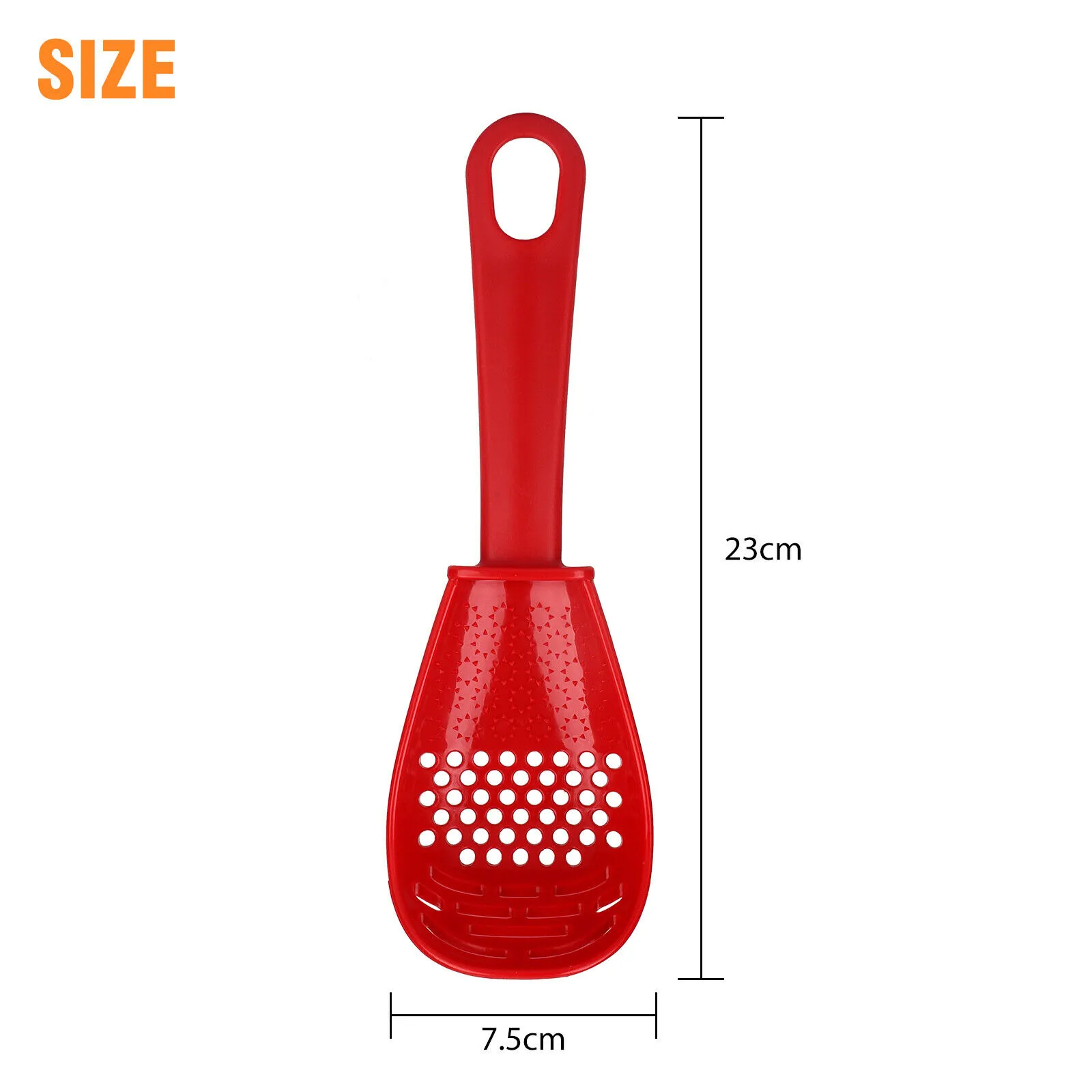 2PCS Kitchen Cooking Spoon Tool Multifunction Scoop Soup Skimmer Heat Resistant Kitchen Cooking Spoon – image 8
