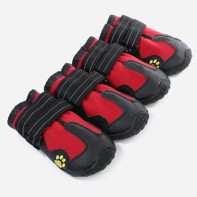 Pet Dog Foot Cover Waterproof Dog Boots Red - Shop at LoveMi