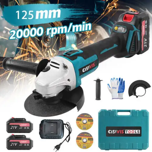 125mm Angle Grinder, Cordless Cutting Grinding Machine