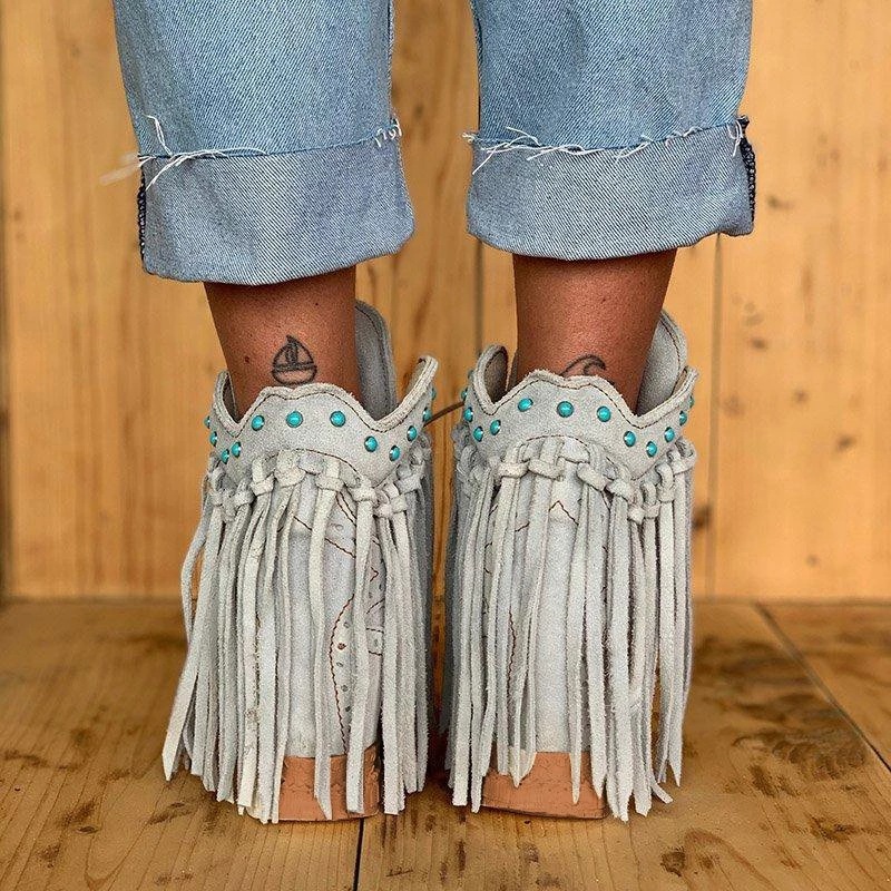 Title 5, Tassel fashion new short boots