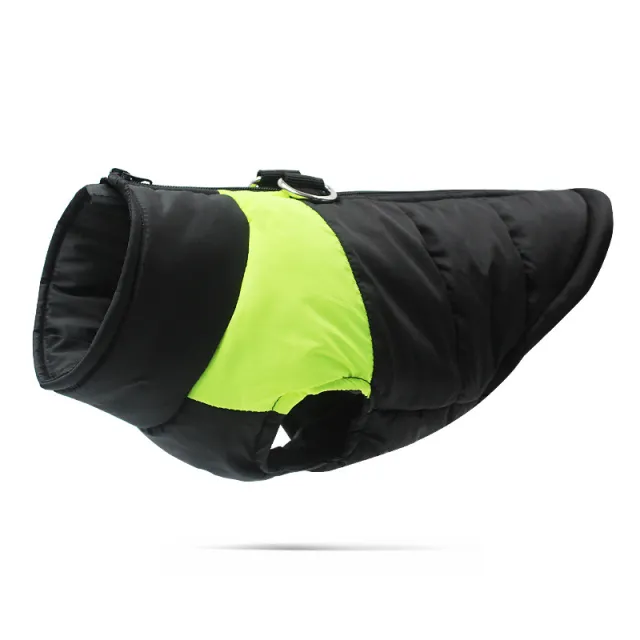 Autumn And Winter Plus Cotton Padded Big Dog Clothes Green - Shop at LoveMi