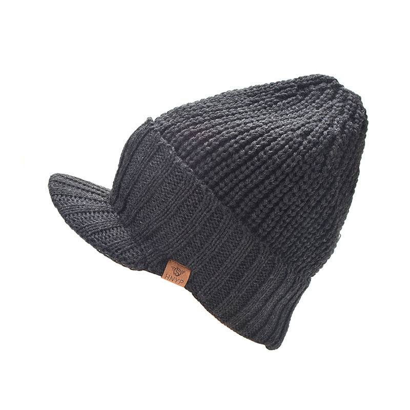 Men's Warm Thick Duck Tongue Knitted Hat thumbnail 3