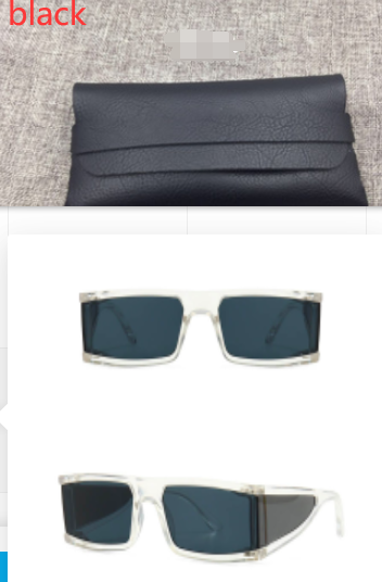 Grey With glasses bag