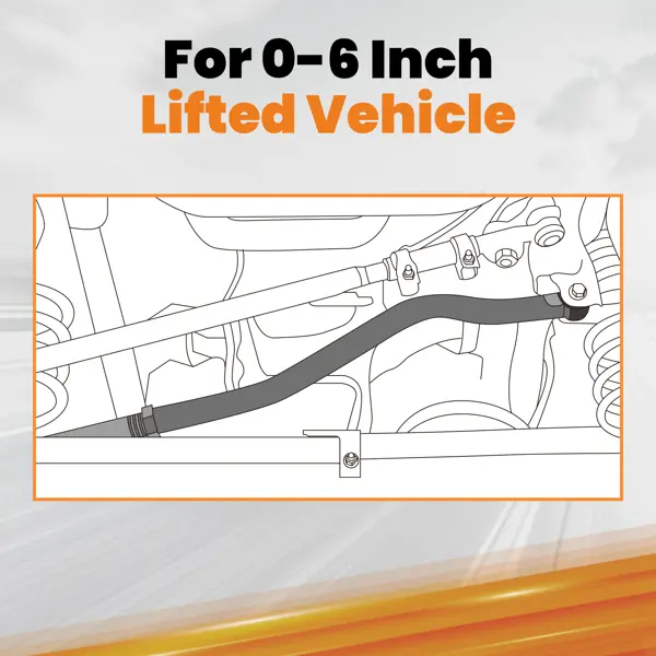 0-6inch Lift Front Adjustable Track Bar Panhard For Wrangler JK 2007-2018 97250024