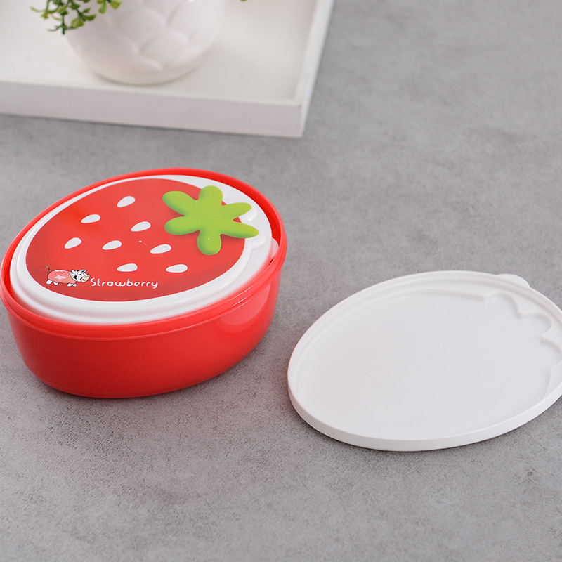 Title 1, Strawberry 4-piece Preservation Box Mini Cartoo...