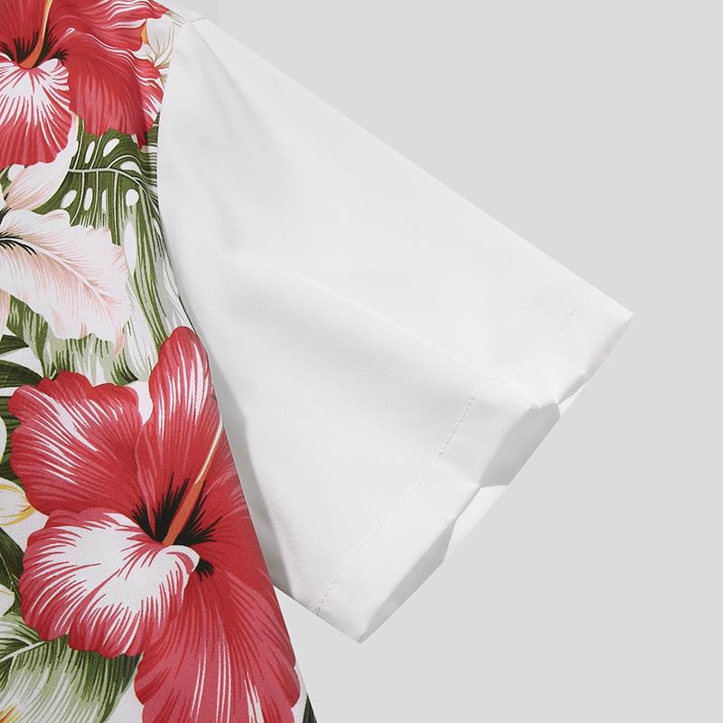 Printed Beach Shirt For Leisure In Europe And America