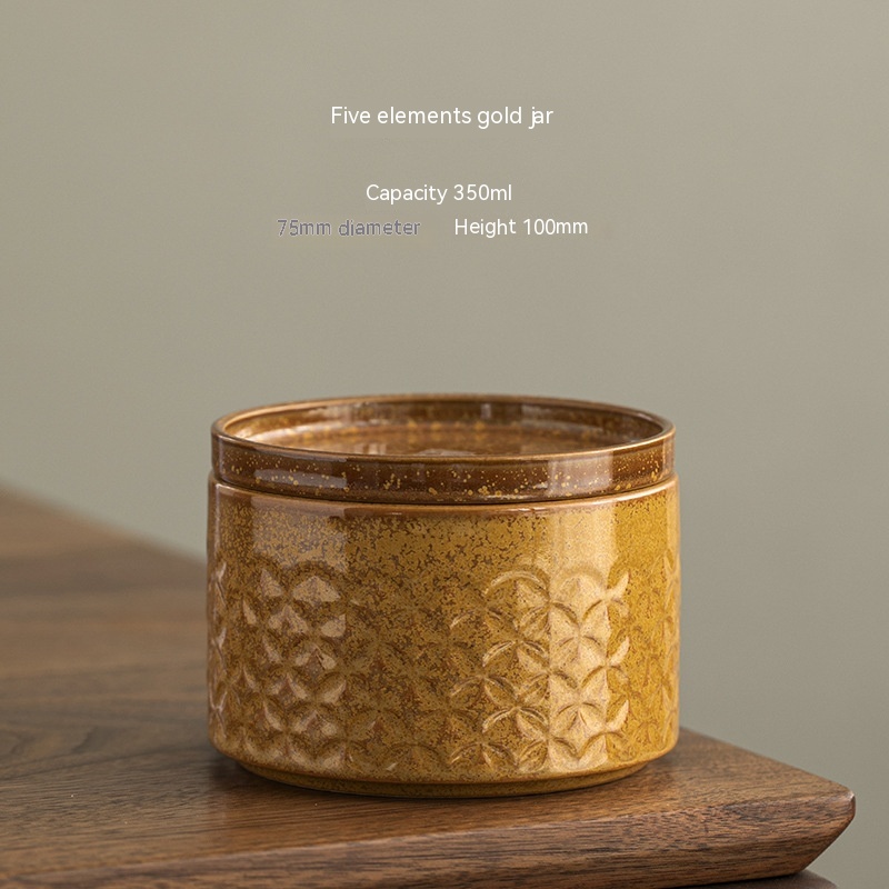 Five Elements Gold Jar