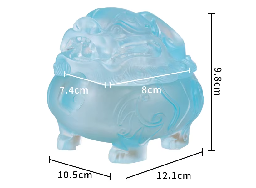 Title 1, Glaze Lion Incense Burner Household Desk Ornaments