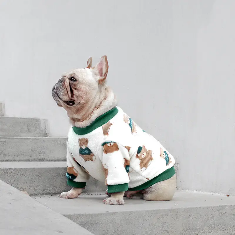 French Clothes Dog Pajamas Winter Corgi