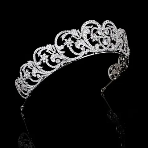 Crown Bridal Wedding Zircon Stone Jewelry Accessories