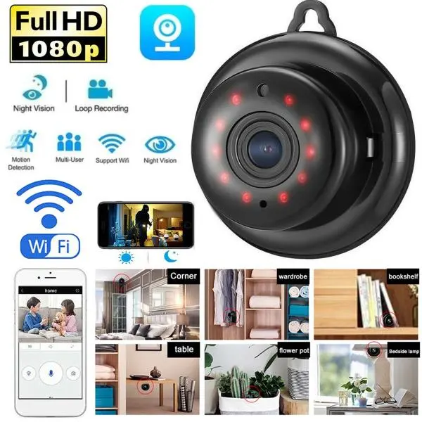 CCTV Camera WiFi 1080P Wireless IR Indoor