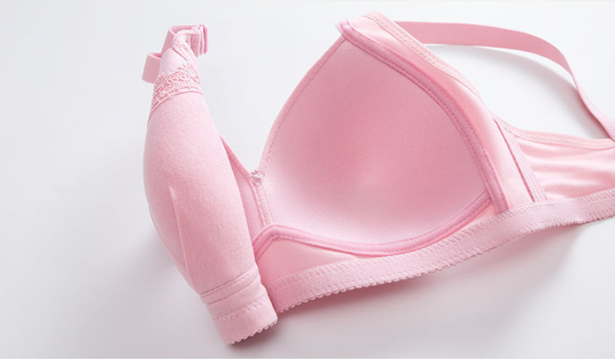 Breathable And Anti-sagging Non-wire Adjustable Nylon Ladies Bra - Image 5