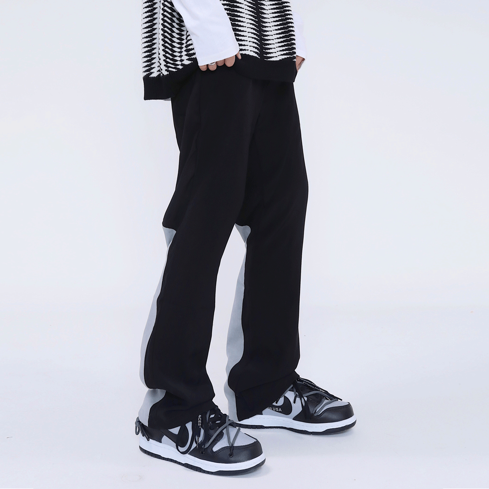 High Street Fashion Brand Loose Straight-leg Pants Dark Trend