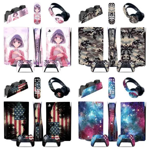 PS5 Sticker Set Game Console Full Body