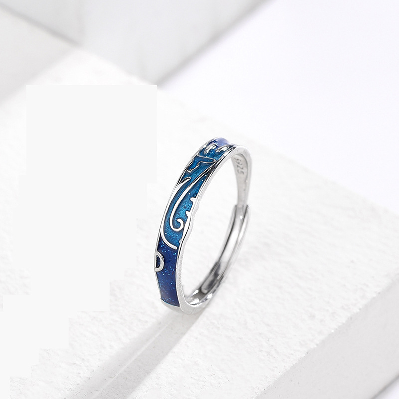 Title 5, Originele Deep-sea Fish Lovers Ring Paar - Perf...