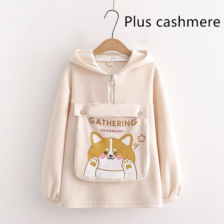 Title 3, Japanese Hooded Plus Fleece Sweater