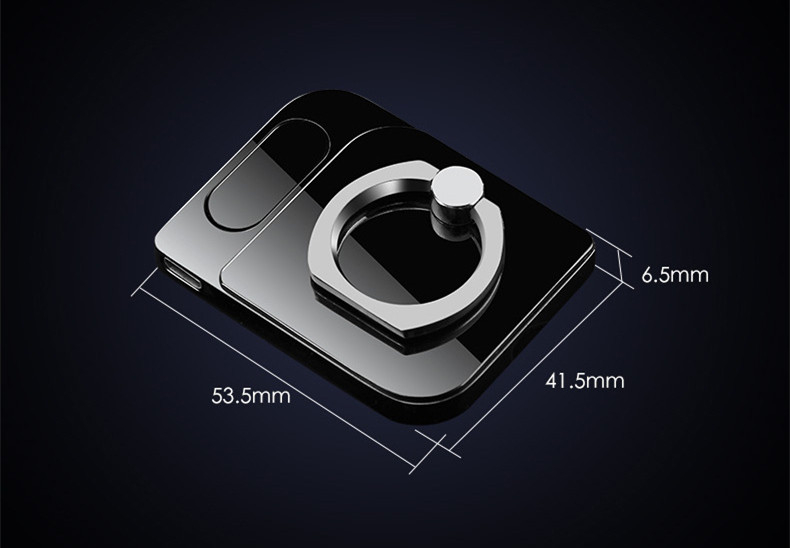 Fingerprint Sensor Touch Ignition Mobile Phone Holder Creative Usb Ring Buckle - Image 7
