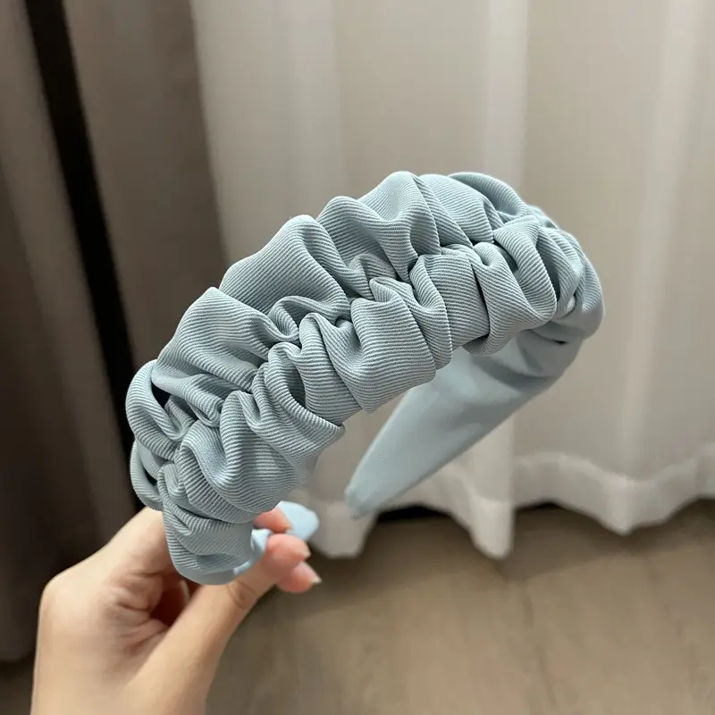 Vintage Pleated Wide Edge Hair Band