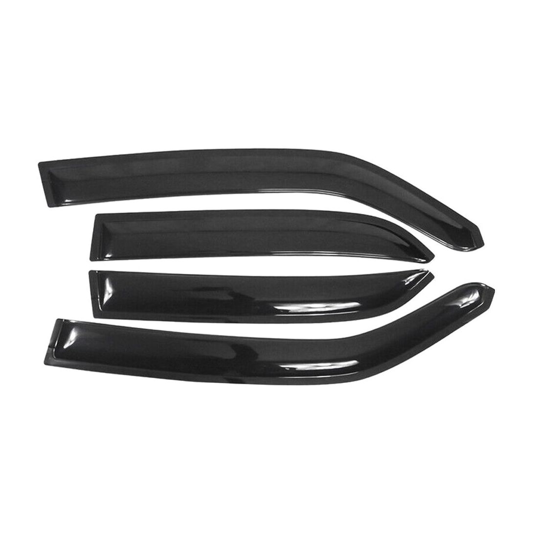 Fits 05-10 Chrysler 300 Dodge Magnum Tape On Window Visors Rain Sun Guard 4PCS — foto 3
