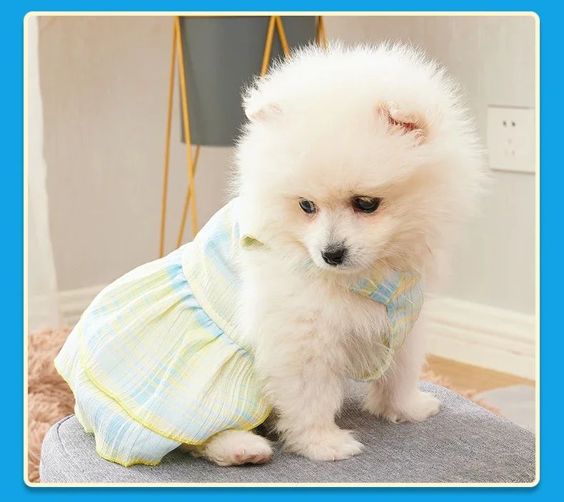 Title 3, Girl Dog Dresses Pet Princess Dress Puppy Cloth...