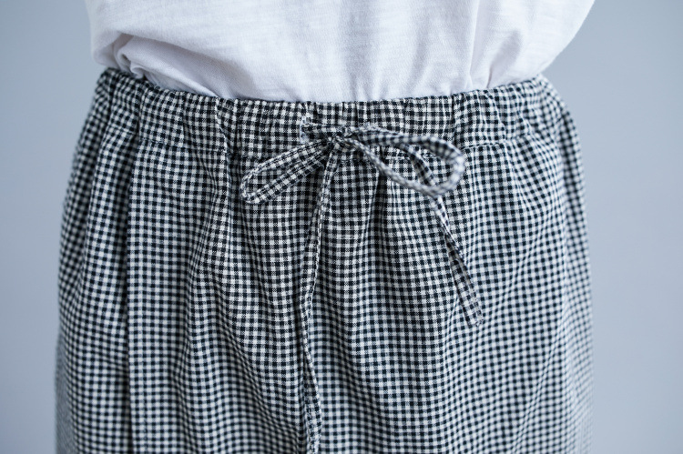 Title 14, New Large Size Thin Plaid Cotton And Linen Casu...