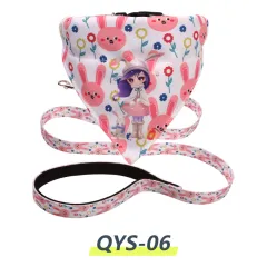 Adjustable Anti Escape Saliva Towel Traction Rope For Pets - Qys06 - View 1